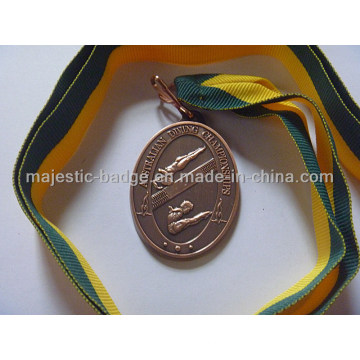 Customized Gold Plating Sport Medallion